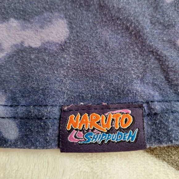 Mens‎ Naruto Kakashi Hatake CultureFly Tie Dye Puffy Tag Medium T-Shirt Anime - Picture 3 of 7